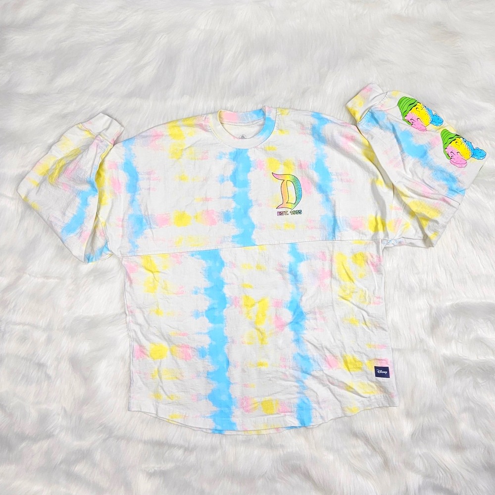 Disneyland Spirit Jersey Tie Dye‎ Shirt Rainbow D Est 1955 Medium
